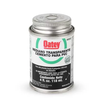 PEGAMENTO PVC NEGRO (1/32)  - OATEY 118 ML - 4 ONZAS