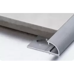 PERFIL ALUMINIO ANODIZADO MATE 9.5 MM x 2 METROS - FINOPLAST