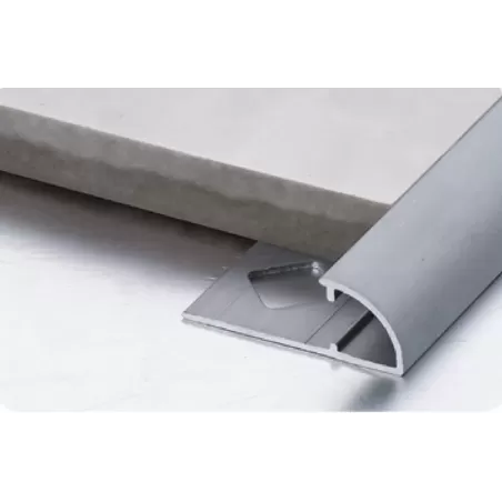 PERFIL ALUMINIO ANODIZADO MATE 9.5 MM x 2 METROS - FINOPLAST