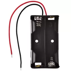 PORTA PILA AA CON CABLE 15 CM