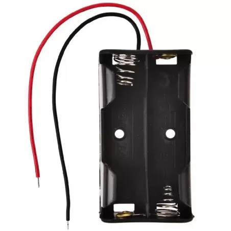 PORTA PILA AA CON CABLE 15 CM