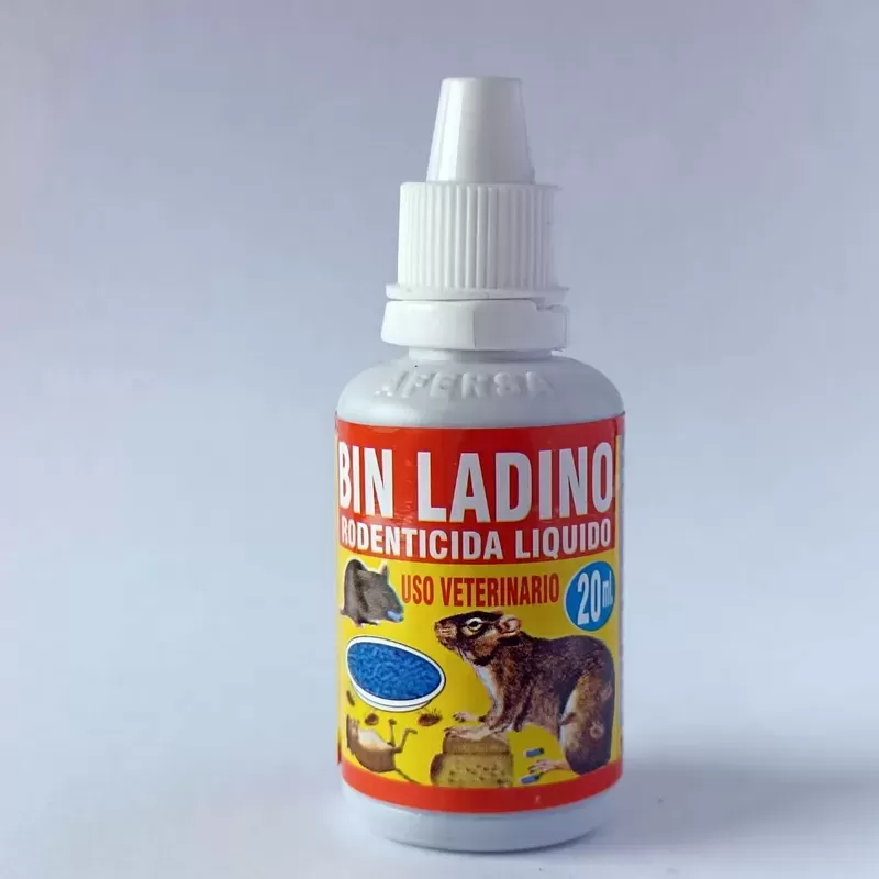 RATICIDA LIQUIDO BIN LADINO - 20 ML
