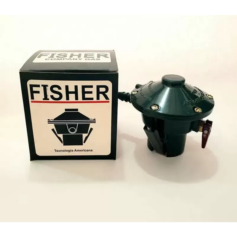 VALVULA REGULADOR GAS BAJA PRESION 3/8 - CAJA - FISHER