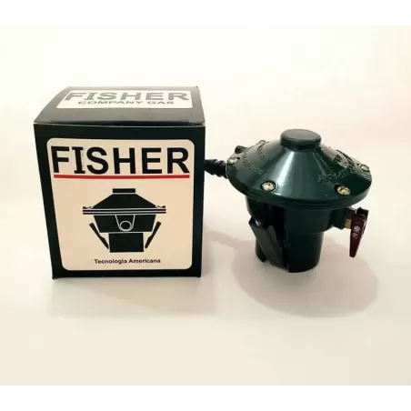 VALVULA REGULADOR GAS BAJA PRESION 3/8 - CAJA - FISHER