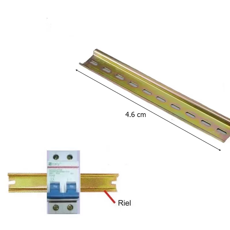 RIEL PARA CUCHILLA TERMICA 4 POLOS 5CM