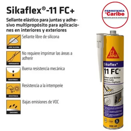 SIKAFLEX 11 FC+ BLANCO X 300 ML - SIKA