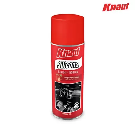SILICONA EN SPRAY KNAUF CUEROS Y TABLEROS FRESA 450ML