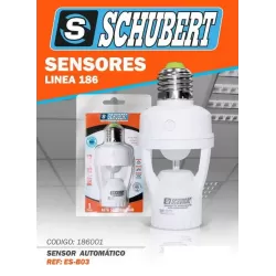 SOCKET SENSOR DE MOVIENTO - ECONOMICO