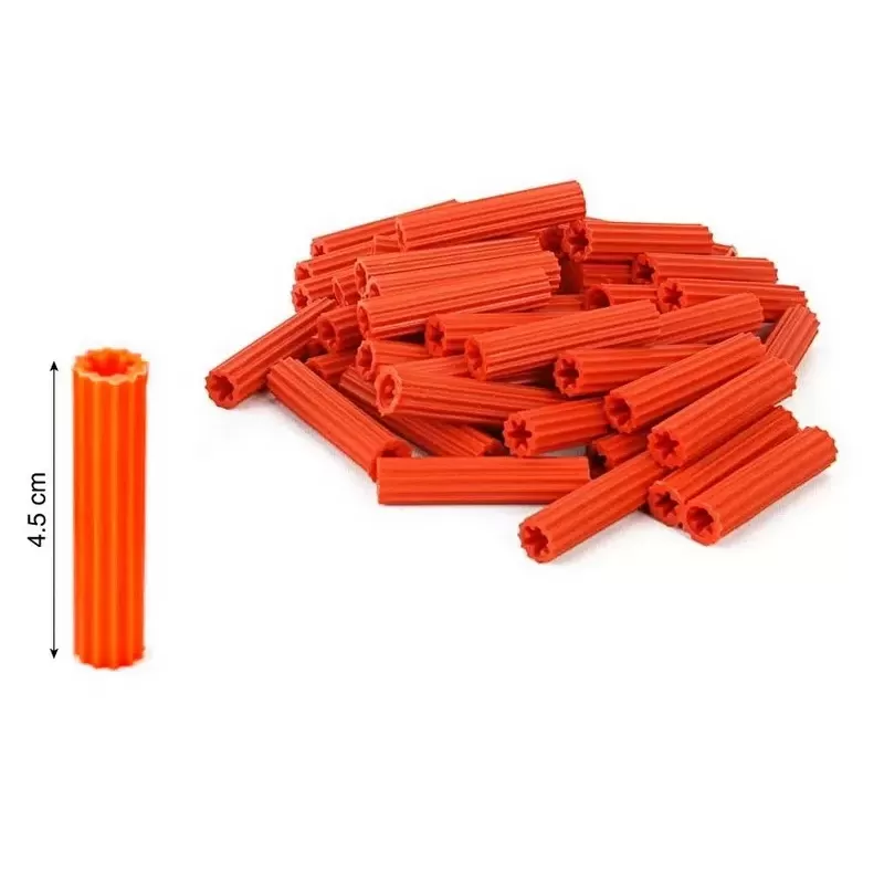 TARUGO PLASTICO 3/8 NARANJA
