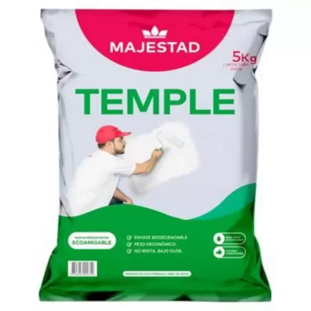 TEMPLE BLANCO 5 KG - MAJESTAD