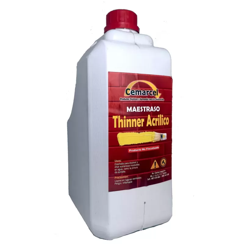 THINNER ACRILICO CERMARCEL GALON 3 LITROS