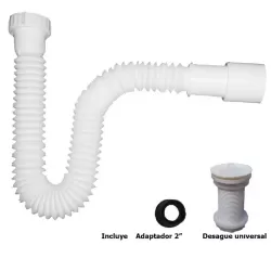 TRAMPA P CORRUGADA FLEXIBLE 1 1/4" - 1 1/2" - HYDRA