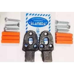 UÑA LAVADERO FIERRO - JUEGO (UÑA + PERNO + TARUGO)