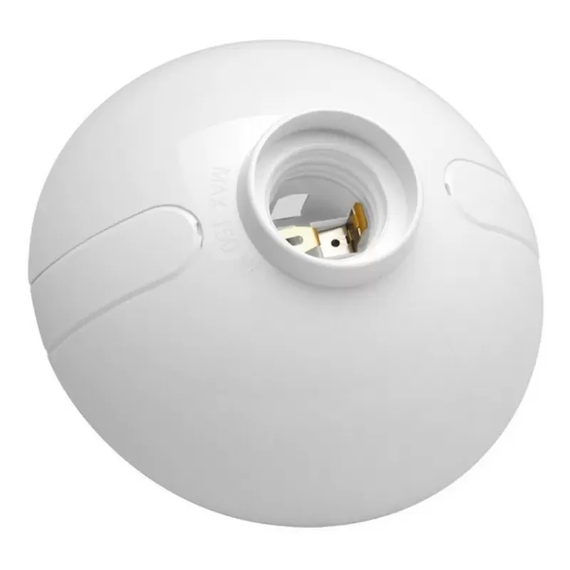 WALL SOCKET PVC OVAL - BTICINO - P21  E-27 BLANCO