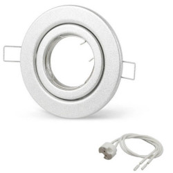 BASE SPOTLIGH PARA DICROICO ALUMINIO 11 CM + SOCKET BIPIN - ULIX