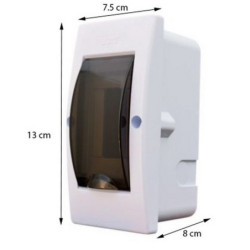 CAJA LUZ 2 POLOS - EMPOTRABLE