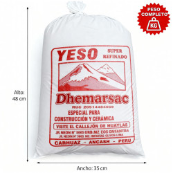 YESO CONSTRUCCION - DHERMARSAC X 15 KG