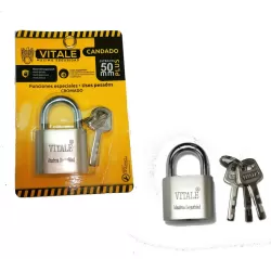 CANDADO CROMADO 50MM - FERRETEX